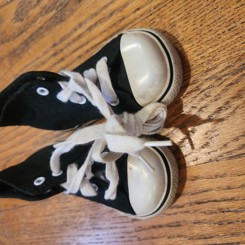 Kids Black and White Sneakers